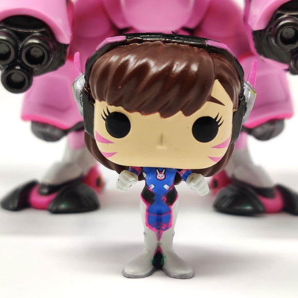 Funko Pop Games Super 6 Inch Overwatch D.Va with Meka Mech Suit Tank #177 NO BOX - Picture 13 of 16